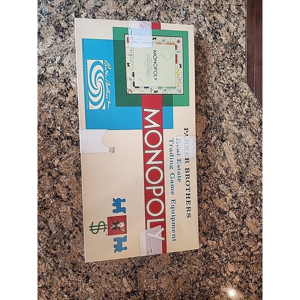 Vintage‎ Parker Brothers Monopoly 1961 USA Salem Massachusetts Game Board Rare!